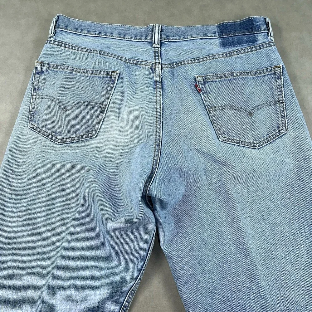 Vintage Levis 550 Jeans Mens‎ 36x32 Baggy Distressed Repaired Y2K (Fits 36x28.5)